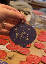Load image into Gallery viewer, Personalised Christmas Bauble Decoration