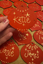 Load image into Gallery viewer, Personalised Christmas Bauble Decoration