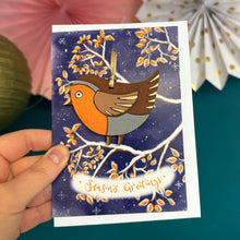 Load image into Gallery viewer, Christmas Robin decorations - The Illustrated Tree Co