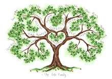 Load image into Gallery viewer, Horse Chestnut tree for 4 generations - The Illustrated Tree Co