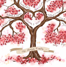Load image into Gallery viewer, Large family Acer Tree - The Illustrated Tree Co