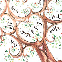 Load image into Gallery viewer, Tall Green Anniversary Tree - The Illustrated Tree Co