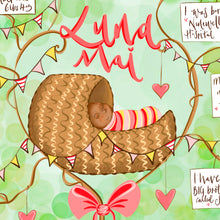 Load image into Gallery viewer, New Born Baby Keepsake Gift - The Illustrated Tree Co