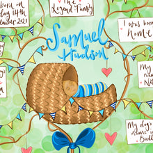Load image into Gallery viewer, New Born Baby Keepsake Gift - The Illustrated Tree Co