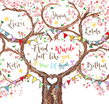 Load image into Gallery viewer, Cherry blossom friendship tree - The Illustrated Tree Co