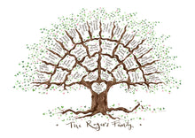 Load image into Gallery viewer, Beautiful tree for 7 generations - A4 print - The Illustrated Tree Co