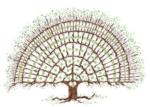 Load image into Gallery viewer, Beautiful tree for 7 generations - A4 print - The Illustrated Tree Co