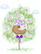 Load image into Gallery viewer, New Born Baby Keepsake Gift - The Illustrated Tree Co