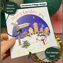 Load image into Gallery viewer, ✨PiCk &amp; MiX!✨Pack of 4 Christmas Personalised Cards, YOU CHOOSE the designs you’d like! - The Illustrated Tree Co
