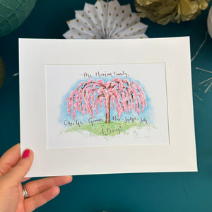 Weeping Cherry Blossom tree 💕 - The Illustrated Tree Co