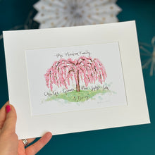 Load image into Gallery viewer, Weeping Cherry Blossom tree 💕 - The Illustrated Tree Co
