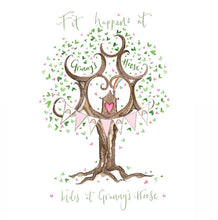 Load image into Gallery viewer, Fit happens at Granny&#39;s hoose, bides at Granny&#39;s hoose. - The Illustrated Tree Co
