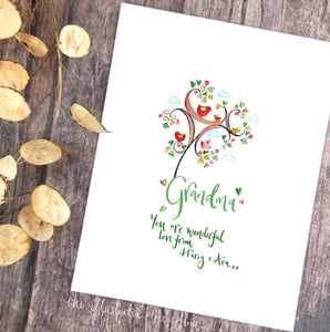 Beautiful Birds Mother’s Day Print - The Illustrated Tree Co