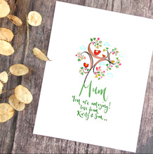 Load image into Gallery viewer, Beautiful Birds Mother’s Day Print - The Illustrated Tree Co
