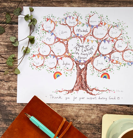 Rainbow Class Teacher Gift - The Illustrated Tree Co