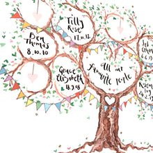 Load image into Gallery viewer, All our Favourites, Gift for Grandparents, - The Illustrated Tree Co
