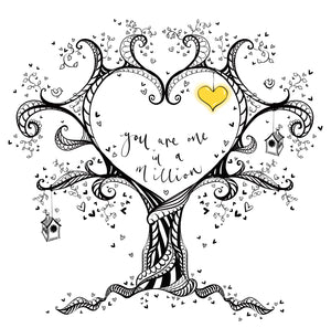 One in a million… Personalised Card - The Illustrated Tree Co