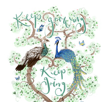 Load image into Gallery viewer, Peacocks of positivity - The Illustrated Tree Co
