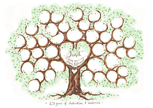 A3 retirement tree option - The Illustrated Tree Co