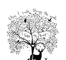 Load image into Gallery viewer, Woodland creatures print - The Illustrated Tree Co
