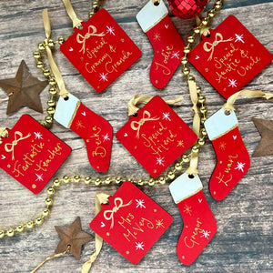 Add a message to the back of your Christmas decorations - The Illustrated Tree Co