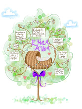 Load image into Gallery viewer, New Born Baby Keepsake Gift - The Illustrated Tree Co
