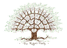 Load image into Gallery viewer, Beautiful tree for 4 generations - A4 print - The Illustrated Tree Co
