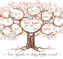 Load image into Gallery viewer, Cherry blossom friendship tree - The Illustrated Tree Co
