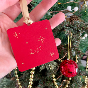 Personalised Christmas Hanging Decorations - The Illustrated Tree Co
