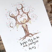 Load image into Gallery viewer, New Born Baby Gift in Yellow - The Illustrated Tree Co
