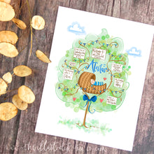 Load image into Gallery viewer, New Born Baby Keepsake Gift - The Illustrated Tree Co
